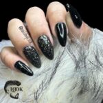 Black Dip Powder Nails Offer Sophisticated Style