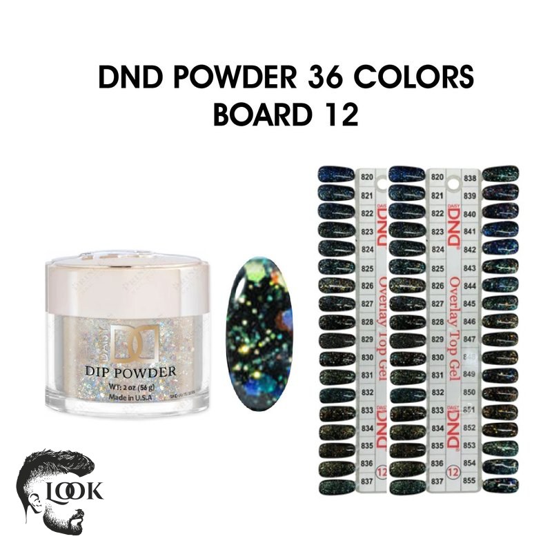 DND Dip Powder 2oz - 36 colors Overlay Glitter Collection