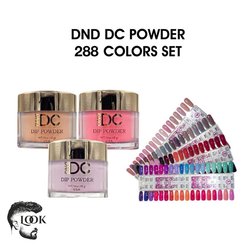 Full set of 288 DND DC Matching Dip Powder 2oz colors