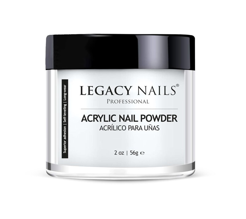 Legacy Nails Professional Clear Acrylic Powder for Nail Extensions