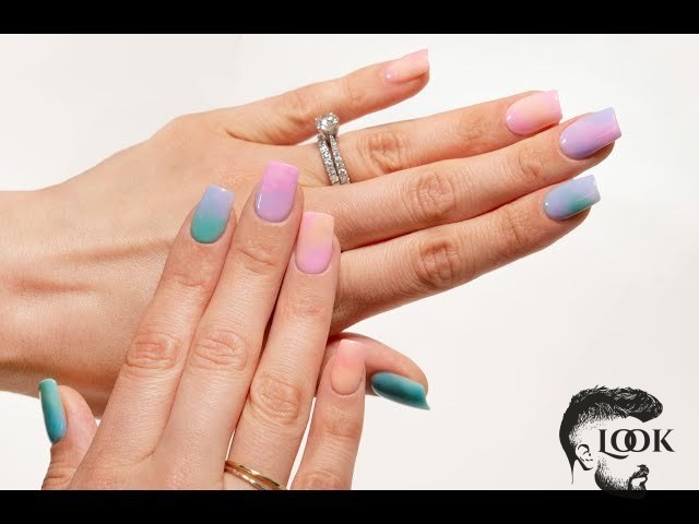Pastel Gradient Nail Art Using Dip Powder | Nail Tutorial by DipWell Nails - YouTube