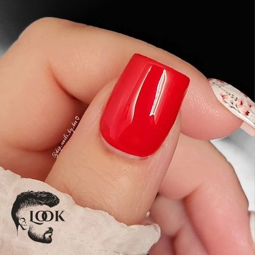 Hall Pass-red dip powder, red nail dip, dip powder, nail dip powder, dip powder nails, nail dips