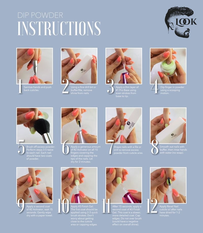 Revel Nail application steps