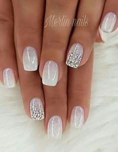 Short dip powered nails