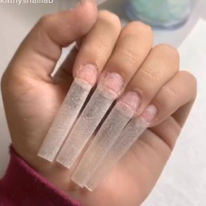 What's the difference between applying nail tips on just the tip vs the  whole nail? : r/Nails