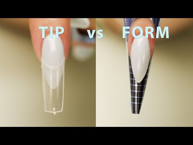 Understanding the difference between nail tips and full acrylic applications