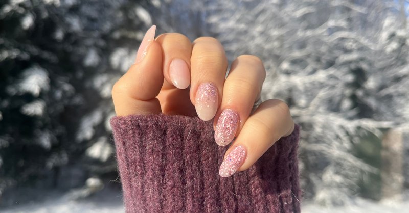 Valentine Dip Nails with Pink Glitter | Shop the Look - Kayla Kingsberry