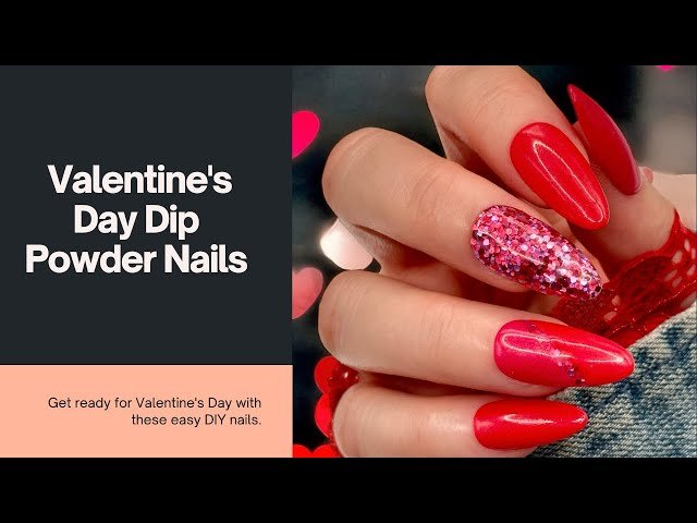 Dip Powder Nails | Valentine's Day Nails | New True Love Collection |  MadKin Beauty | Tutorial - YouTube