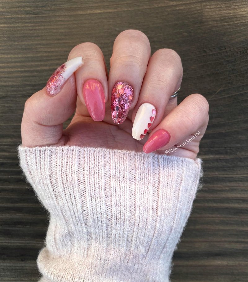💗Valentine's Dip Nails! 💗 : r/DipPowderNails